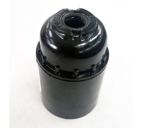 Патрон подвесной карболитовый Е27 черный (50 шт), стикер на изделии Пкб27-04-К01  EPK10-04-01-K01  IEK