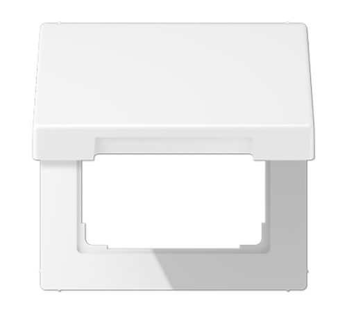 Откидная крышка для устройств 50х50; термопласт; белый матовый  LS990BFKLWWM  Jung