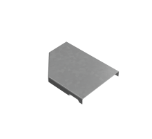 Крышка переходника правого 50-100 мм "ПЛЮС" HD  KPDplus50-100-R HD   КМ-профиль