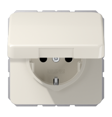 SCHUKO®-розетка 16 A / 250 B ~ с крышкой CD1521BFKL Jung