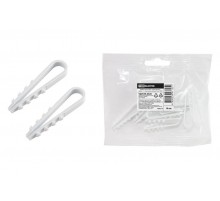 Дюбель-хомут ДХК-18 для круглого кабеля 11-18мм нейлон белый (10шт)  SQ0539-0026  TDM
