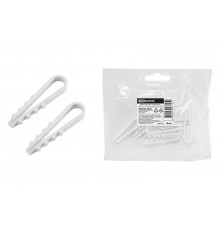 Дюбель-хомут ДХК-18 для круглого кабеля 11-18мм нейлон белый (10шт)  SQ0539-0026  TDM