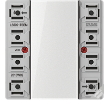 Дополнительный кнопочный модуль F50, 4 группы, в комплекте с LS50NA; LS990  LS5094TSEM  Jung