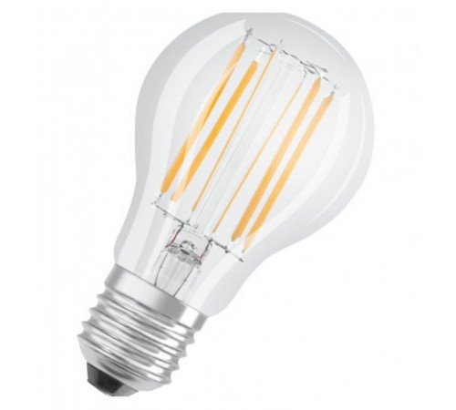 Лампа светодиодная LEDPCLA100D 12W/827 230V FILE2710X1  4058075438996  OSRAM