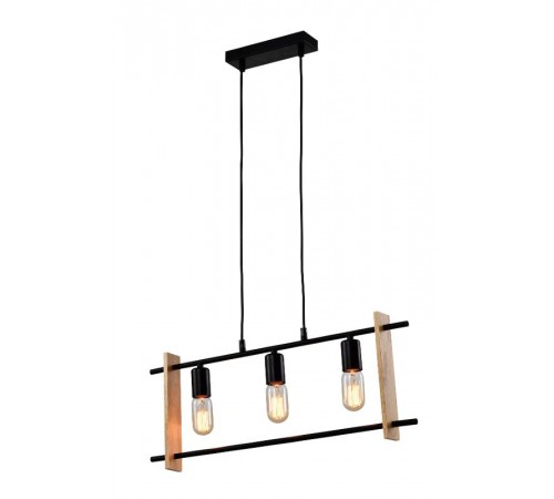 Светильник подвесной (подвес) Elizabeth 5107-203 3 * Е27 40 Вт лофт - кантри потолочный квадратный  Б0057935  Rivoli