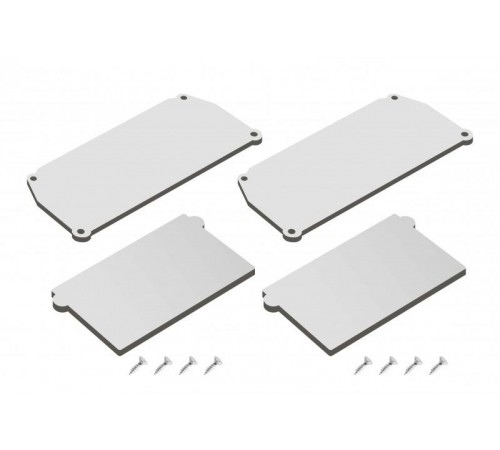 Комплект торцевых заглушек для профиля Flod, белый DK5852-WH  DK5852-WH  DENKIRS