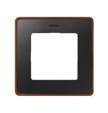 Simon 82 Рамка декоративная, 3 поста, Select, S82 Detail, графит-медь  8201630-246  Simon