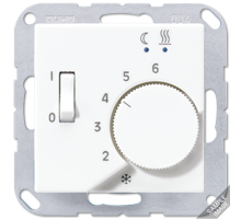 Терморегулятор теплого пола комплект с накладкой, можно взять в разборе FTRA231CH Jung