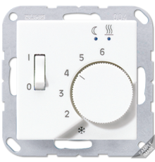 Терморегулятор теплого пола комплект с накладкой, можно взять в разборе FTRA231CH Jung