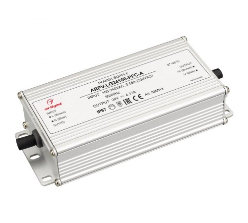 Блок питания ARPV-LG24100-PFC-A (24V, 4.17A, 100W)  030013  Arlight