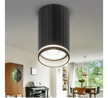 Светильник настенно-потолочный спот OL42 BK MR16 GU10 IP20 черный  Б0058488  ЭРА