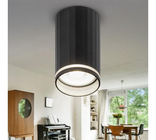 Светильник настенно-потолочный спот OL42 BK MR16 GU10 IP20 черный  Б0058488  ЭРА