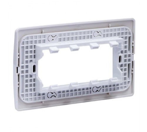 Каркас в сборе с рамкой под 4 модуля VIVA (для монтажа ЭУИ в коробки код 10143)  10245  DKC