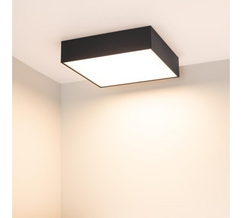 Светильник SP-QUADRO-S250x250-25W Warm3000 (BK, 120 deg, 230V) (Arlight, IP40 Металл, 3 года)  034788  Arlight