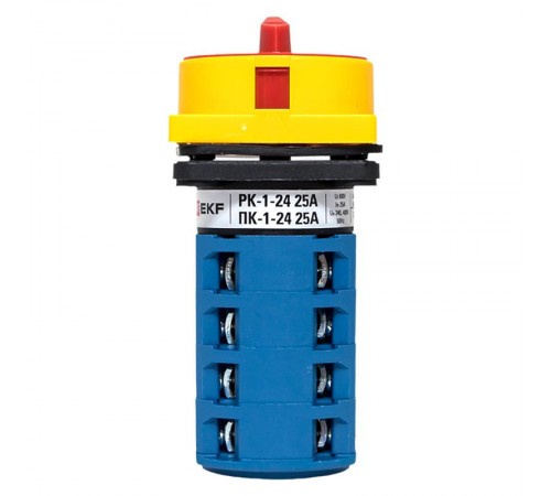 Переключатель кулачковый ПК-1-24 25А 4P "1-0-2" с блокировкой IP65  PROxima pk-1-24-25-a65 EKF