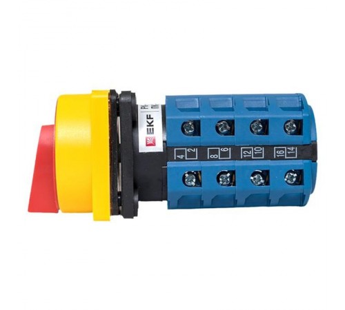 Переключатель кулачковый ПК-1-24 25А 4P "1-0-2" с блокировкой IP65  PROxima pk-1-24-25-a65 EKF