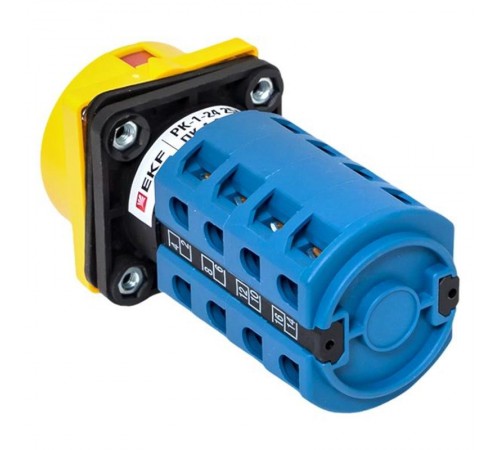 Переключатель кулачковый ПК-1-24 25А 4P "1-0-2" с блокировкой IP65  PROxima pk-1-24-25-a65 EKF