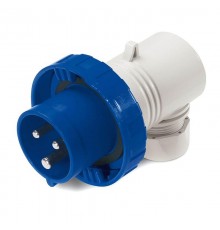 Вилка кабельная угловая IP67 16А 2P+E 230В  DIS2261633  DKC