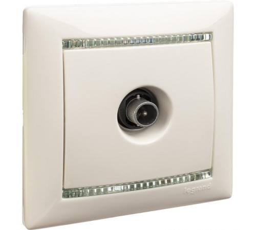 Valena Белый Розетка TV единственная 1,5 дБ  774429  Legrand