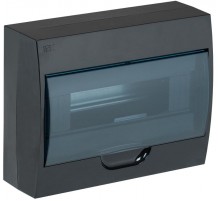 Корпус пластиковый навесной на 12 модулей ЩРН-П-12 IP41 черный KREPTA 3  MKP12-N-12-41-K02  IEK