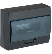 Корпус пластиковый навесной на 12 модулей ЩРН-П-12 IP41 черный KREPTA 3  MKP12-N-12-41-K02  IEK