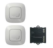 Пакет для управления освещением с 2-х мест Valena Allure (микромодуль реле 300Вт 240В+2 Умн. беспроводн. 1-кл. выкл.) алюм. Netatmo  752750  Legrand