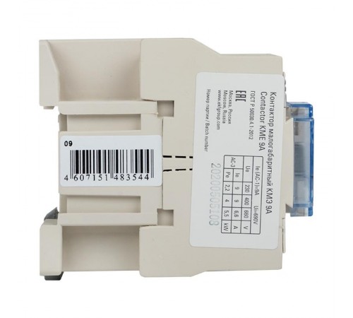 Контактор малогабаритный КМЭ 9А 380В 1NO EKF PROxima  ctr-s-9-380  EKF