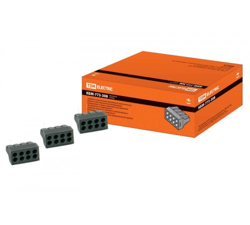 Строительно-монтажная клемма КБМ-773-308 (2,5мм2)  SQ0517-0004  TDM