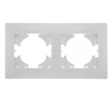 Bravo РАМКА 2-местная, цвет  белый.  С1020-001  GUSI Electric