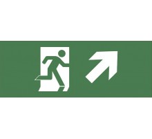 Самоклеющая этикетка INFO-DBA-008 "Фигура/стр. вверх вправо" ДПА/ДБА IP20/54  Б0048460  ЭРА