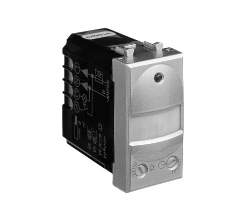 Датчик движения модульный, "Avanti", "Закаленная сталь", 1 модуль  4404141  DKC