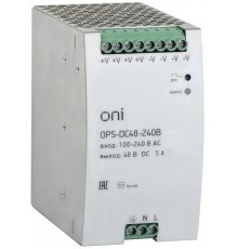 Блок питания OPS 220В AC/48В DC 240Вт  OPS-DC48-240B  ONI
