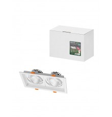 Светильник встраиваемый карданный "Фокус-1" LED CSL-01-2x11-NW 22 Вт, 35°, 4000 К, 80 Ra, IP20,  SQ0369-0414  TDM