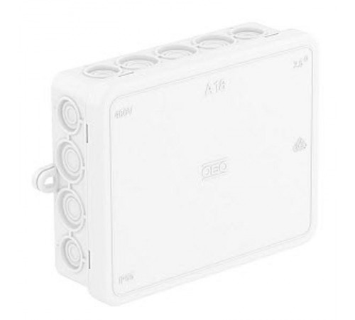 Коробка распределительная A18, 125x100x40 мм, белая (A 18 HF RW)  2000422  OBO Bettermann