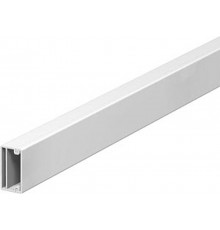 Мини-канал WDK с крышкой 13x25x2000 мм (высота борта 13,5 мм, крышка 25 мм) ПВХ белый RAL 9010  6187704  OBO Bettermann