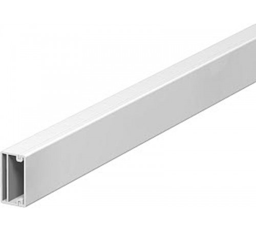 Мини-канал WDK с крышкой 13x25x2000 мм (высота борта 13,5 мм, крышка 25 мм) ПВХ белый RAL 9010  6187704  OBO Bettermann