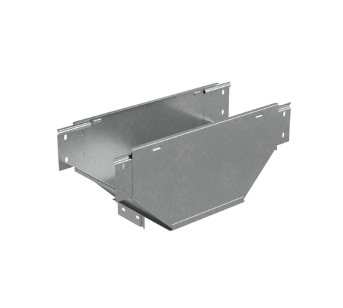 T-отвод вертикальный 80х400 мм вниз c разворотом трассы на 90 град "ПЛЮС"  TDVplus90-80-400  КМ-профиль