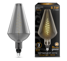 Лампа светодиодная LED Filament Vase E27 8.5W Gray 165lm 1800K 1/2  180802005  Gauss