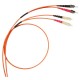 Оптоволоконный шнур OM 2 - многомодовый - ST/SС - длина 2 м  033072  Legrand