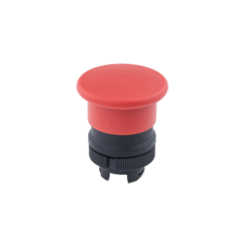 Головка грибовидная без фиксации, красный, O40 мм, пласт. MTB2-EC4  43227  ОВЕН