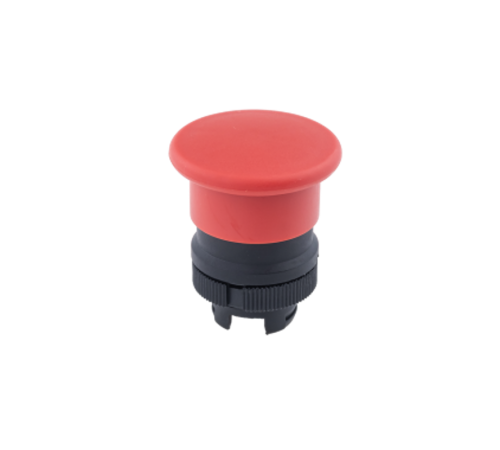 Головка грибовидная без фиксации, красный, O40 мм, пласт. MTB2-EC4  43227  ОВЕН