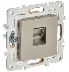 SKANDY Розетка компьютерная RJ45 кат.5E SK-K01Sh шампань  SK-K10-1-K37  IEK