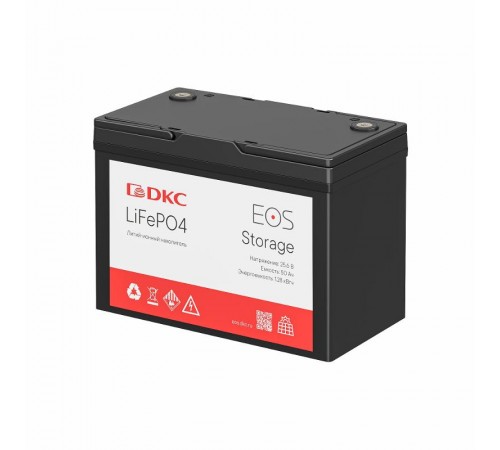 LFP накопитель энергии EOS Storage 12 В/67 Ач/857 Втч, пл.корпус  ESS012P067E  DKC