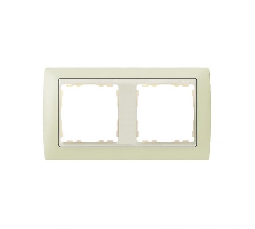 Simon 82 Рамка декоративная, 2 поста, S82, слоновая кость-слоновая кость  82720-31  Simon