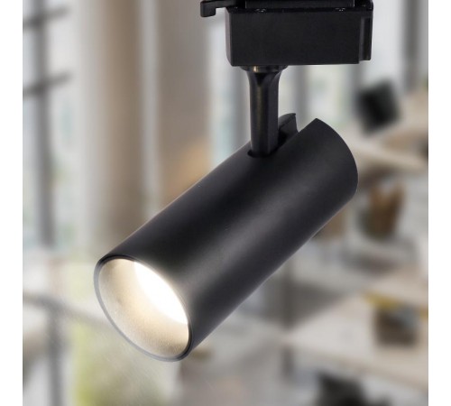 Светильник светодиодный трековый однофазный TR5-20 COB BK 20 ватт 4000К 1400Лм черный  Б0049053  ЭРА