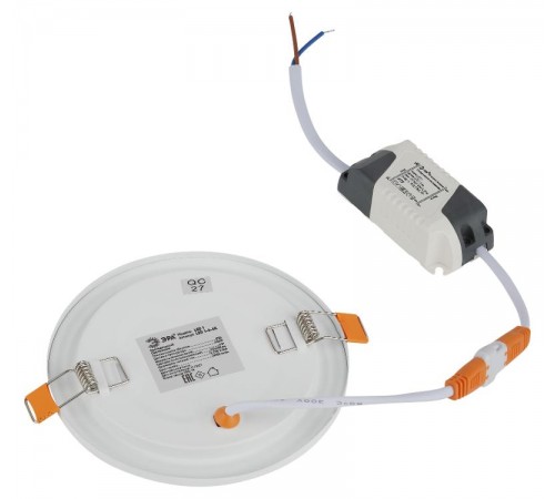 Светильник светодиодный встраиваемый downlight LED 1 6Вт 6500К белый круг  Б0019831  ЭРА