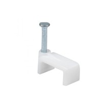 Скоба крепежная квадратная (плоская) (12мм.) (50шт.) EKF PROxima  plcn-ss-12  EKF