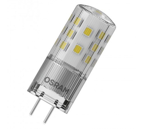 Лампа светодиодная диммируемая LED Star PIN CL 4,5W/827 12V GY6.35 6X1  4058075607255  OSRAM
