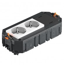 Коробка монтажная укомплектованная UT3 GST18i (2 розетки + заглушка)  7404662  OBO Bettermann