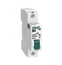 Выключатель автоматический однополюсный ВА-103 1Р 4А характеристика B 6кА  12203DEK  DEKraft
